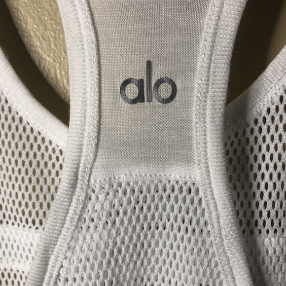 Alo white and mesh tank - Picture 3 of 3